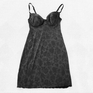Victoria's Secret Black Floral Shapewear Size 34B